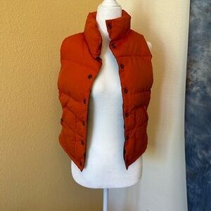 Polo Ralph Lauren kids reversible orange blue puffer Jacket Ski vest